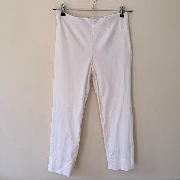 Raffaello Rossi Penny 6/8 Mid Rise Stretch Crop Trouser Pants White - Picture 2 of 9